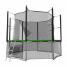 Батут Unix line Classic с внутренней сеткой 8 футов - 240 см (двухцветный) (TRUCL8IN)