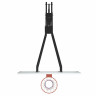 Баскетбольная стойка стационарная UNIX Line B-Stand-TG PRO 72"x42" R45 H230-305 см