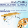 Массажный стол DFC TS2010_OB2 NIRVANA, Elegant PREMIUM цвет оранж./беж. (orange/beig)
